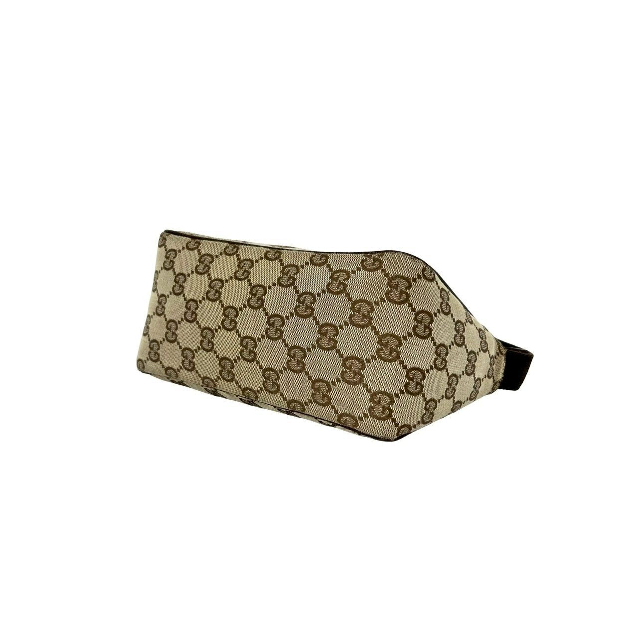 Gucci GG Canvas Logo Mini Shoulder Bag Pouch Brown — view 8