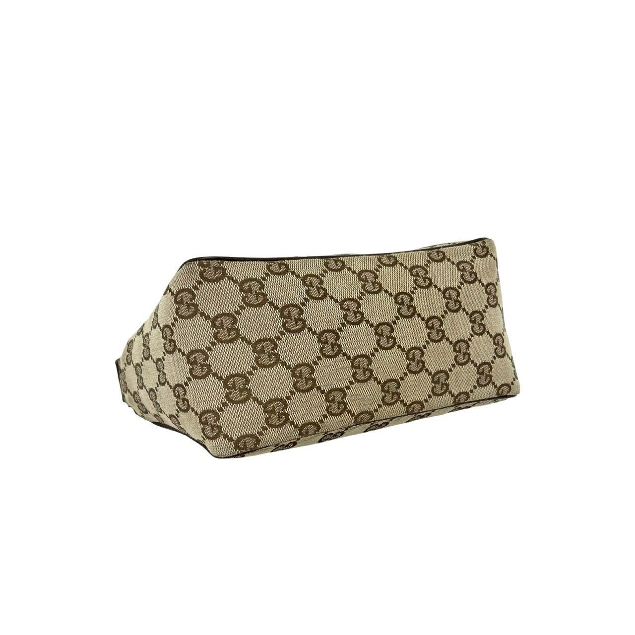 Gucci GG Canvas Logo Mini Shoulder Bag Pouch Brown — view 7