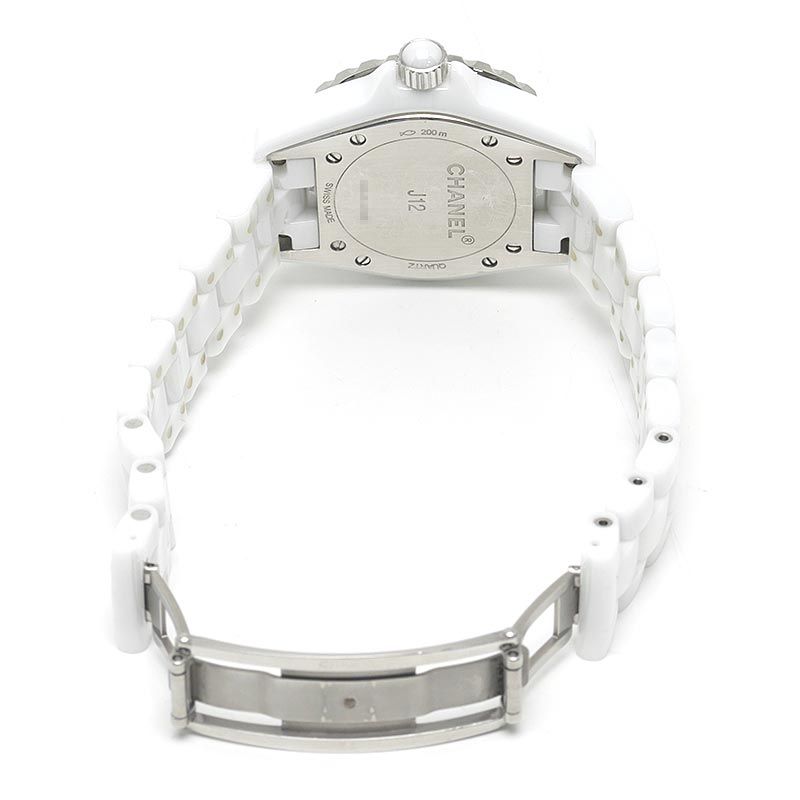 Chanel 33 White Ceramic Dial Watch — view 4