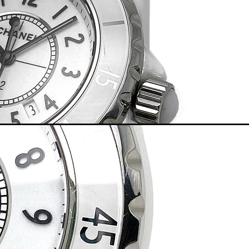 Chanel 33 White Ceramic Dial Watch — view 7