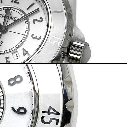 Chanel 33 White Ceramic Dial Watch — view 7