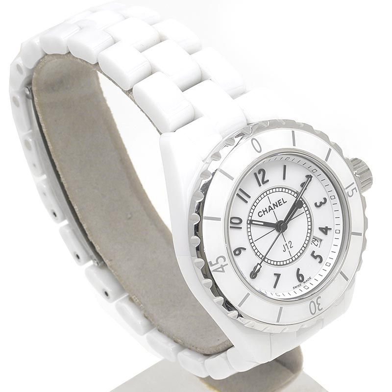 Chanel 33 White Ceramic Dial Watch — view 2