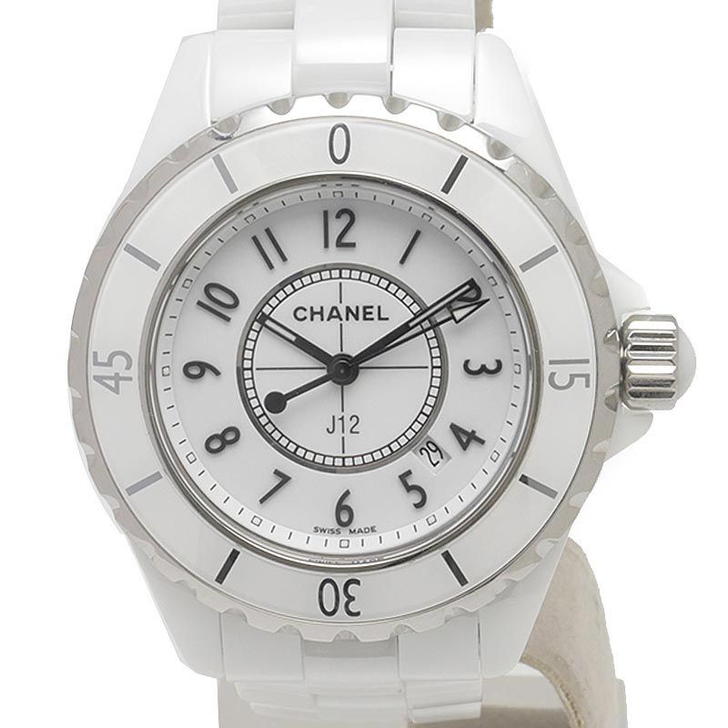Chanel 33 White Ceramic Dial Watch