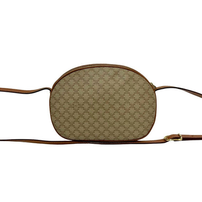 Celine Vintage Macadam Blason Triomphe Pattern Leather Mini Shoulder — view 3