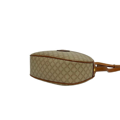 Celine Vintage Macadam Blason Triomphe Pattern Leather Mini Shoulder — view 8
