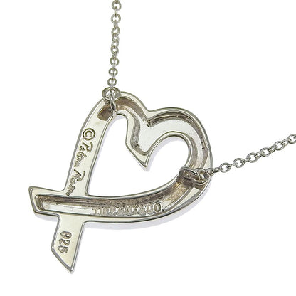 Tiffany & Co Loving Heart Paloma Picasso 925 Sterling Silver Necklace — view 3