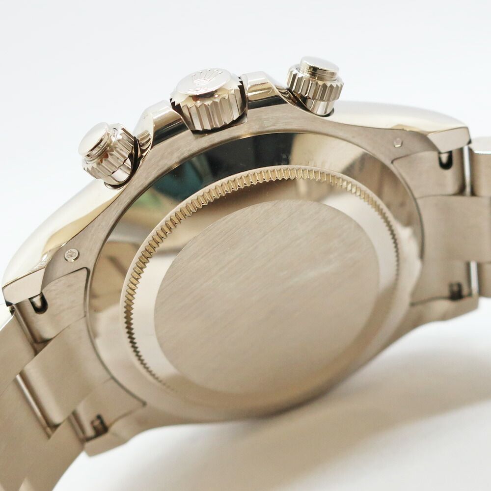 Rolex Ten Cosmograph Daytona Random Black Diamond 18k White Gold Watch — view 4