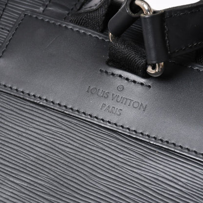 Louis Vuitton Christopher PM Backpack Epi Leather Black Silver — view 8
