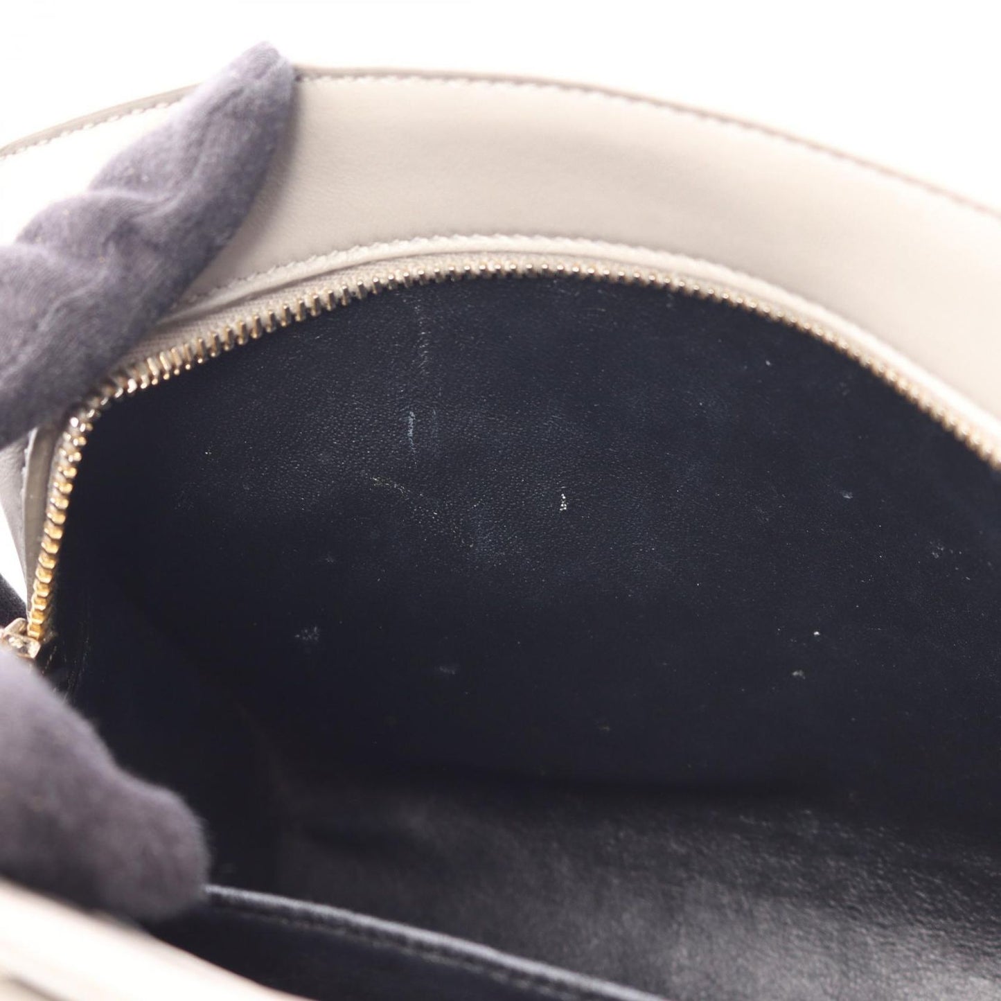 Saint Laurent Handbag Monogram Baby Cabas 2-Way Gray Leather — view 8
