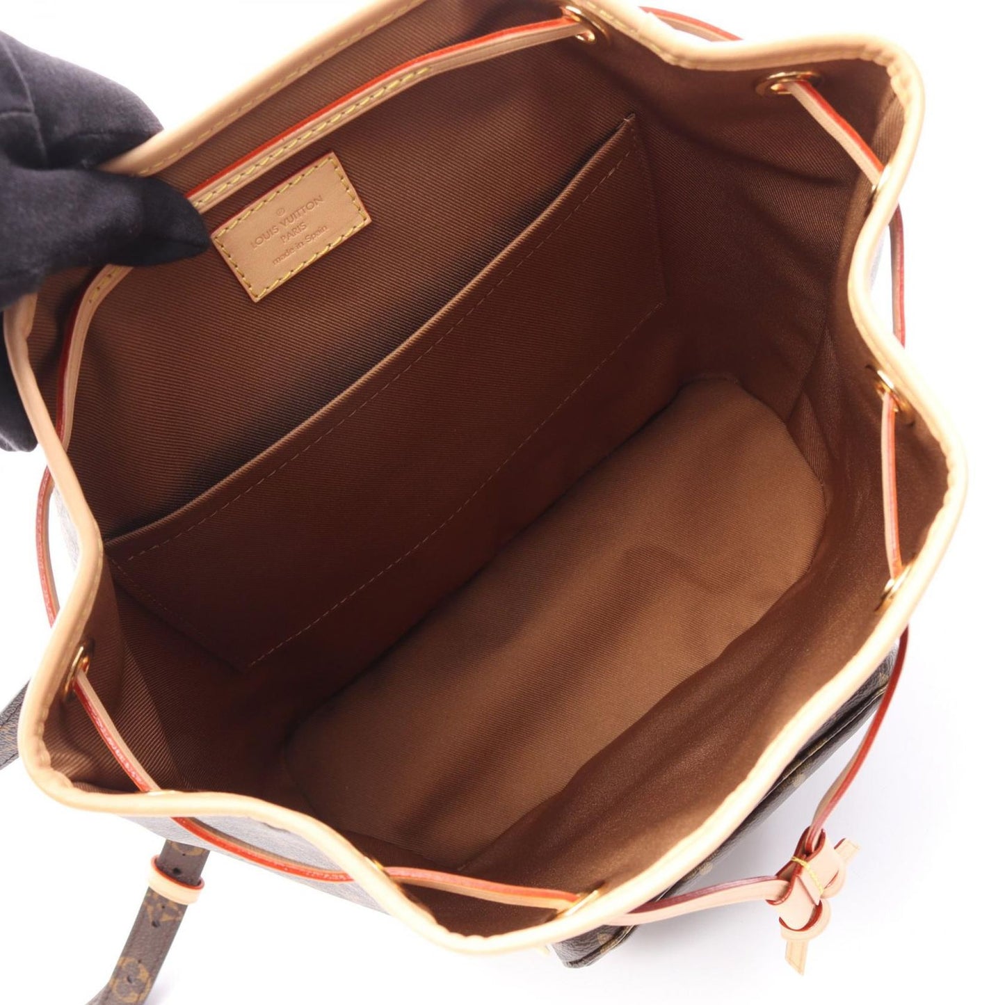 Louis Vuitton Backpack Montsouris PM Monogram Canvas Leather — view 3