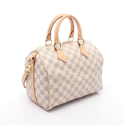 Louis Vuitton Handbag Speedy Bandouliere 25 Damier Azur 2-Way Canvas Leather — view 2