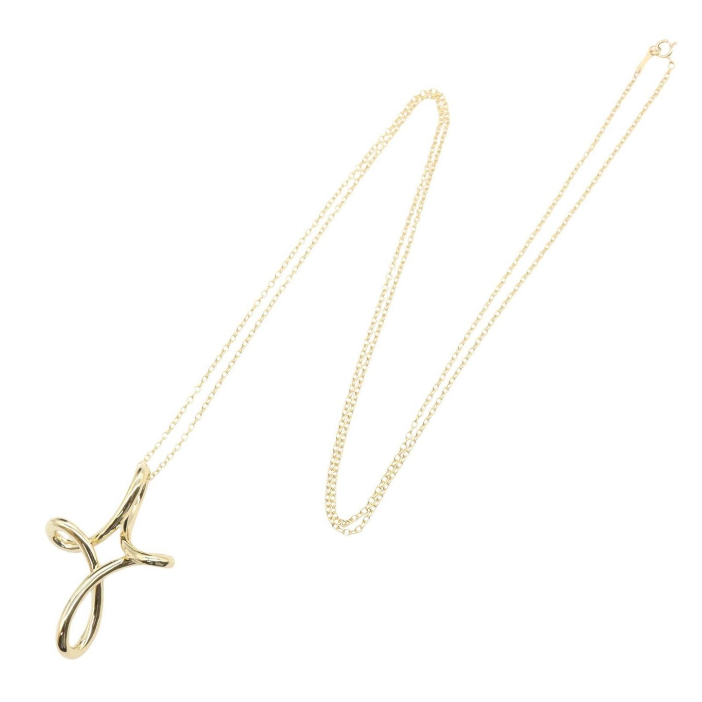 Tiffany & Co Necklace Open Cross 78.5 cm 18k — view 2