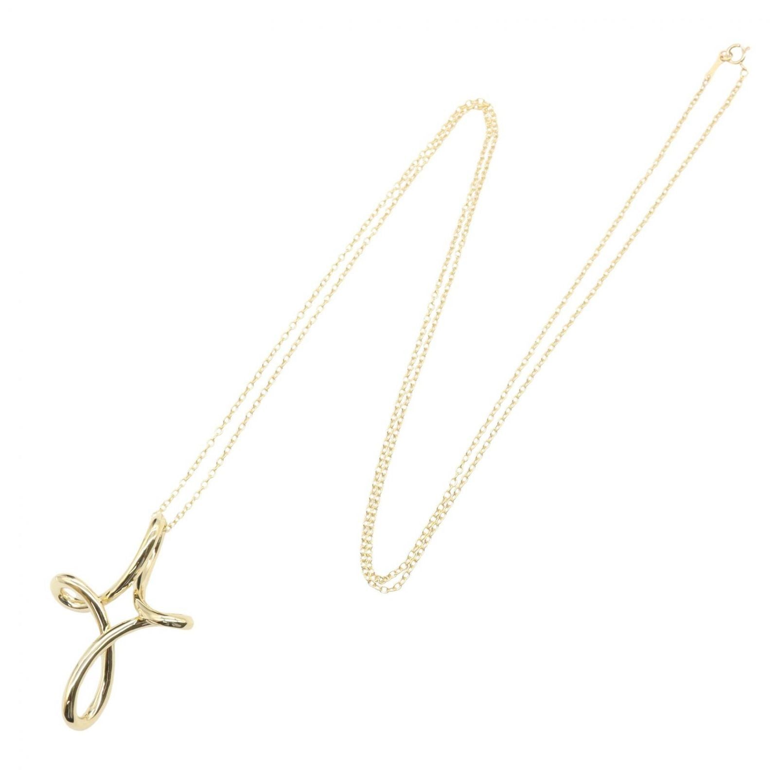 Tiffany & Co Necklace Open Cross 78.5 cm 18k — view 2