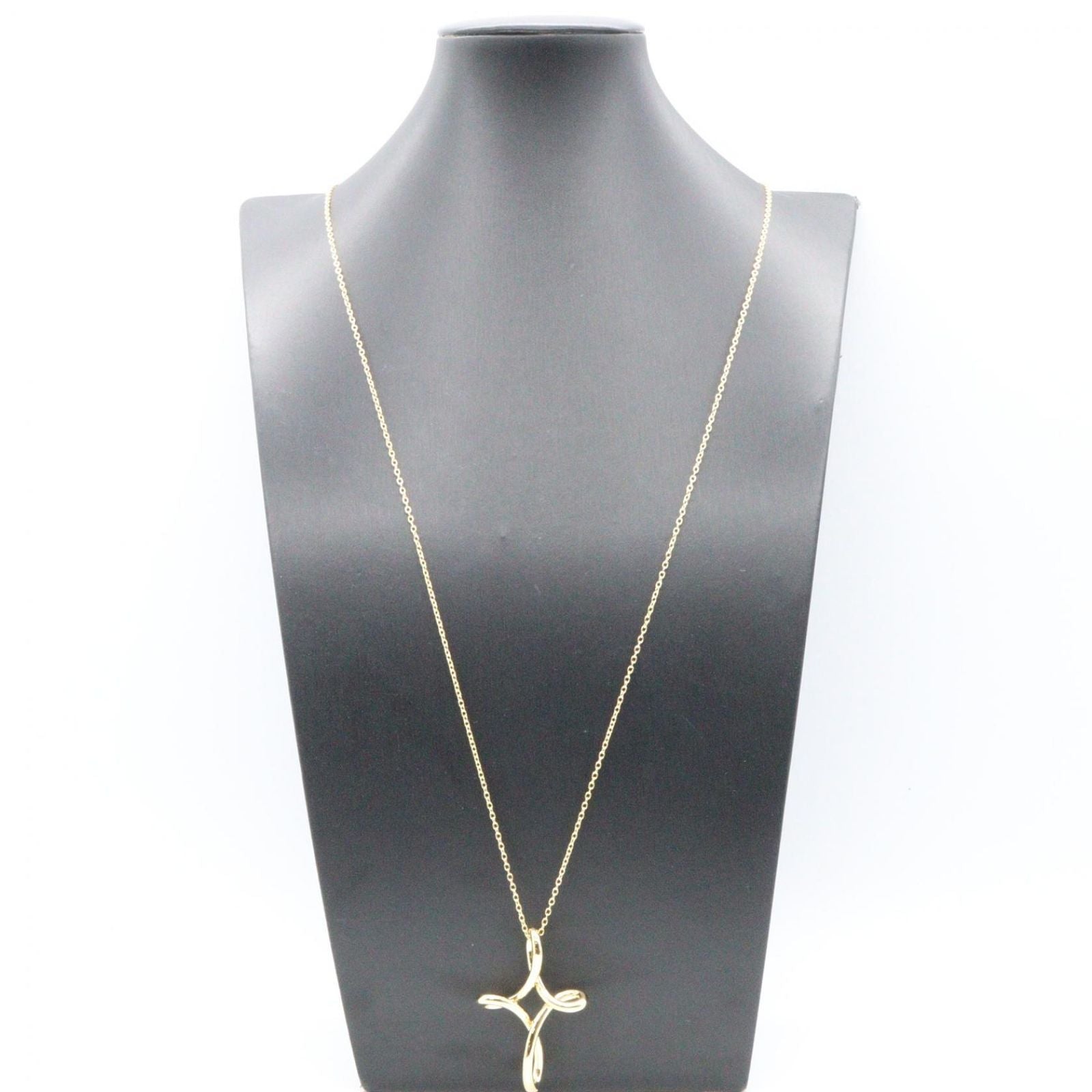 Tiffany & Co Necklace Open Cross 78.5 cm 18k — view 5