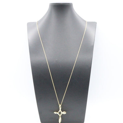 Tiffany & Co Necklace Open Cross 78.5 cm 18k — view 5