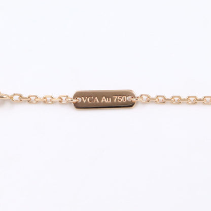 Van Cleef & Arpels Necklace Vintage Alhambra 37 41.5 cm 18k Pink Gold Diamond — view 3