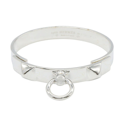 Hermes Bangle Collier de Chien Hangul 15.5 cm 925 Sterling Silver Bracelet
