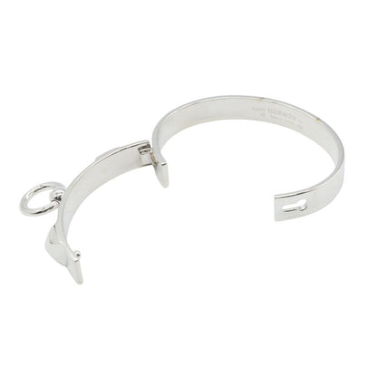 Hermes Bangle Collier de Chien Hangul 15.5 cm 925 Sterling Silver Bracelet — view 3