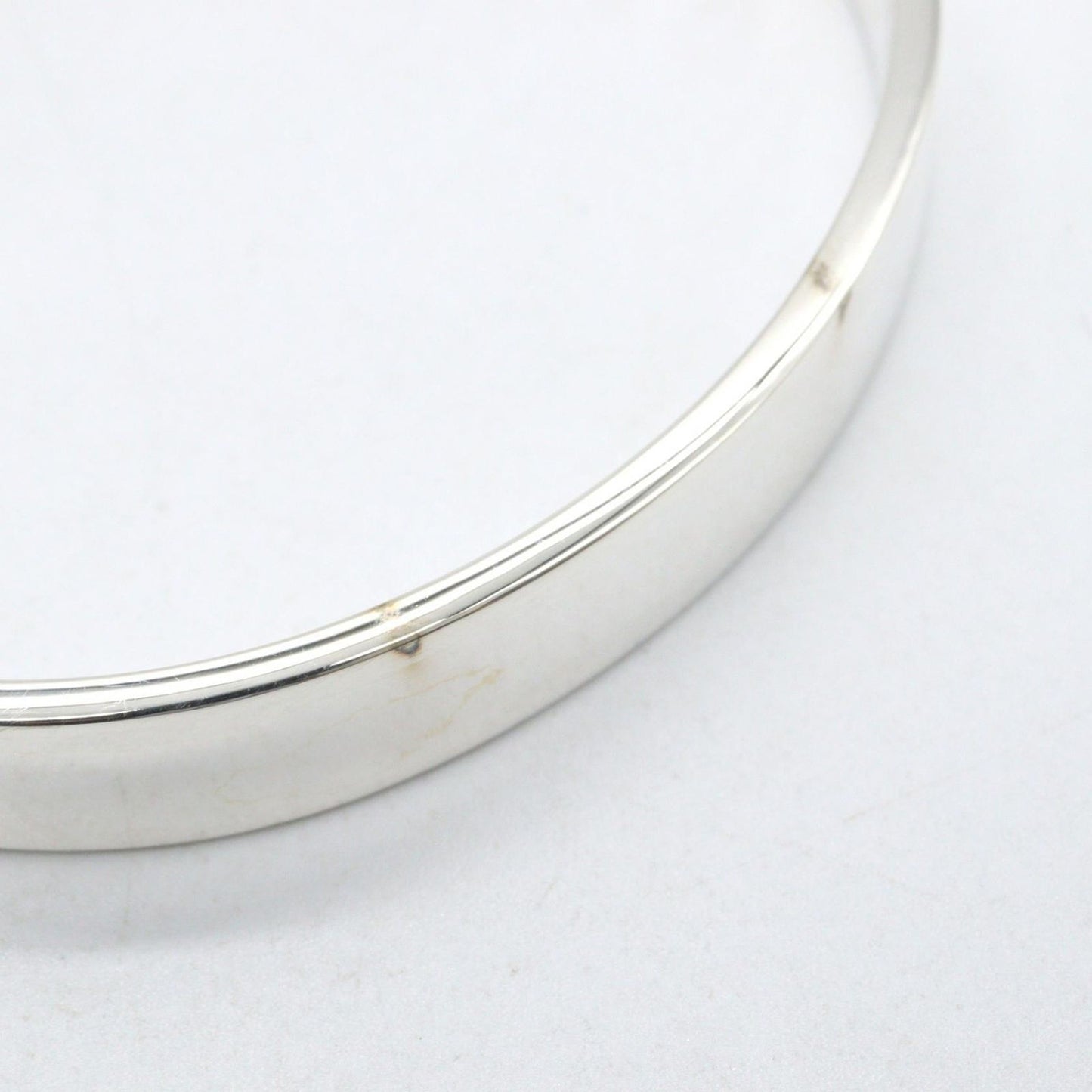 Hermes Bangle Collier de Chien Hangul 15.5 cm 925 Sterling Silver Bracelet — view 5