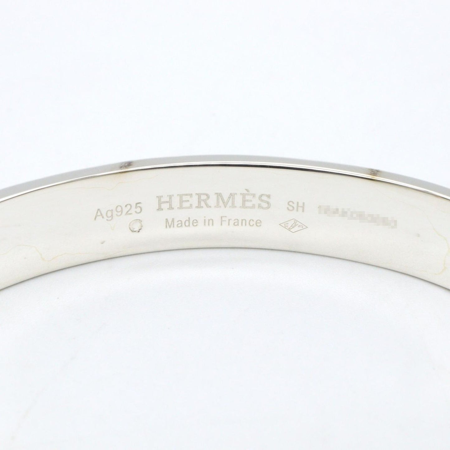 Hermes Bangle Collier de Chien Hangul 15.5 cm 925 Sterling Silver Bracelet — view 4