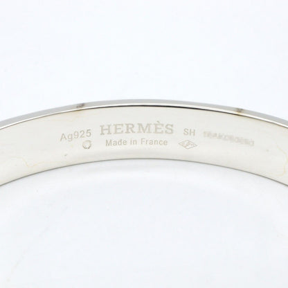 Hermes Bangle Collier de Chien Hangul 15.5 cm 925 Sterling Silver Bracelet — view 4