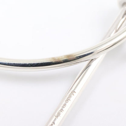 Hermes Earrings Loop 925 Sterling Silver — view 6