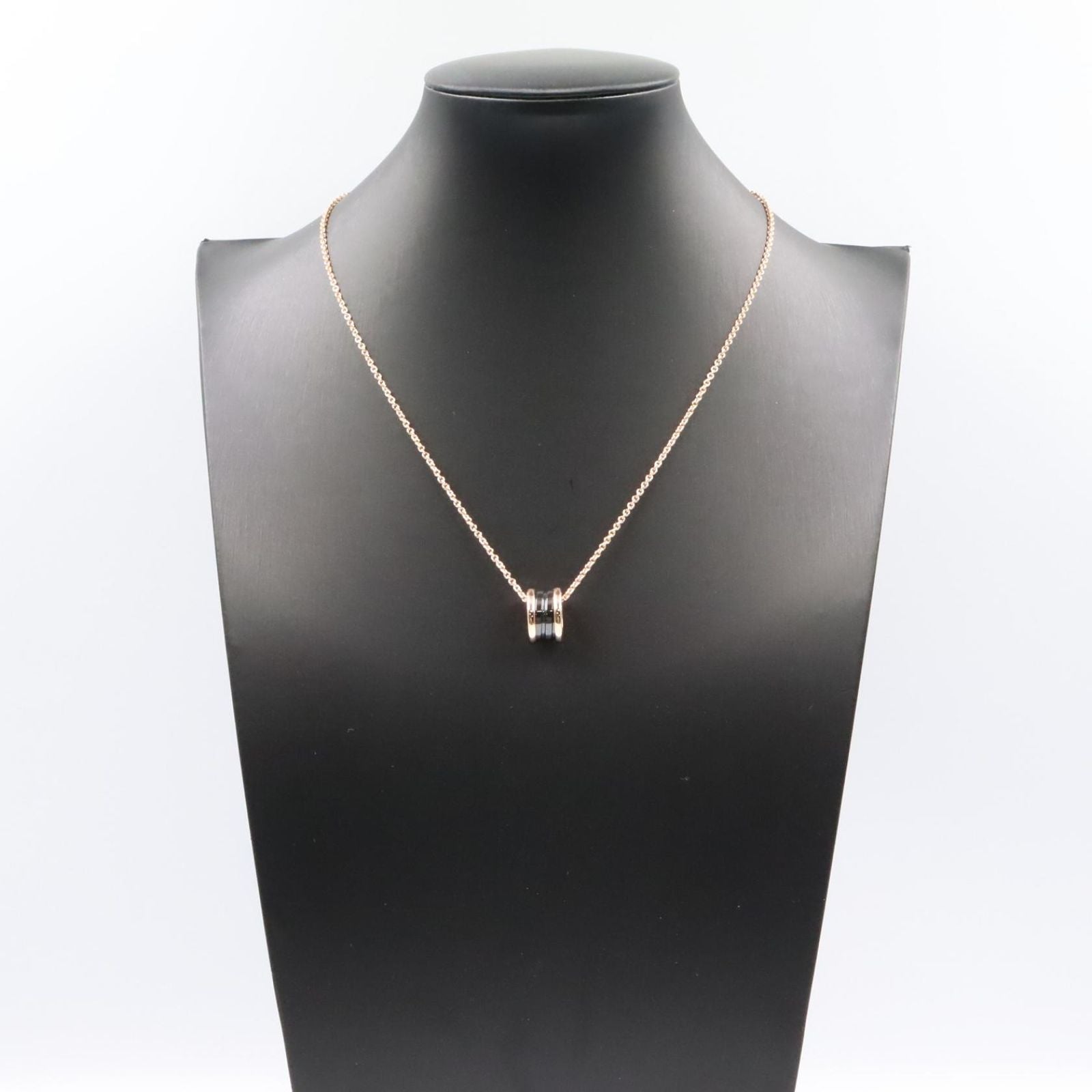 Bvlgari Necklace B-zero One Ceramic 38 45 cm 18k Pink Gold — view 7