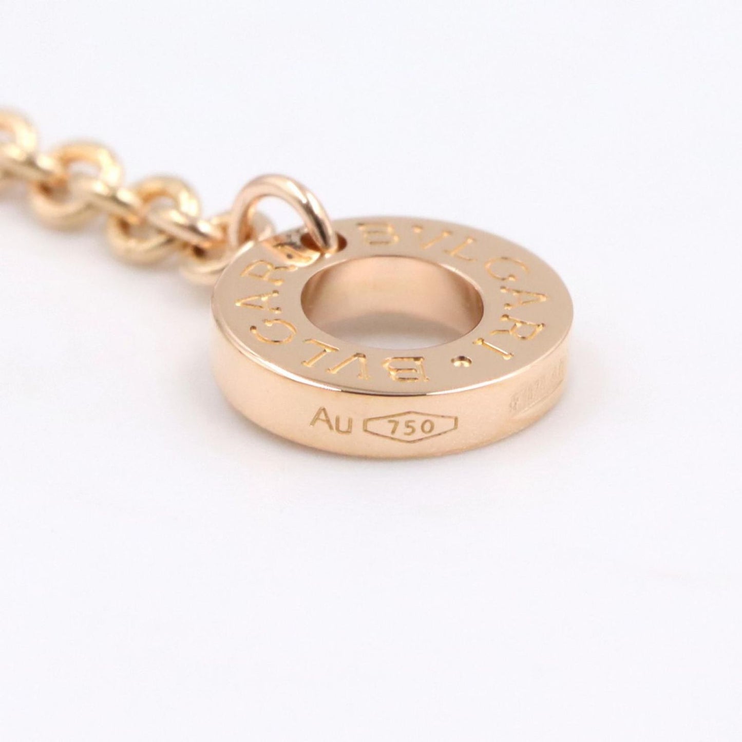 Bvlgari Necklace B-zero One Ceramic 38 45 cm 18k Pink Gold — view 4
