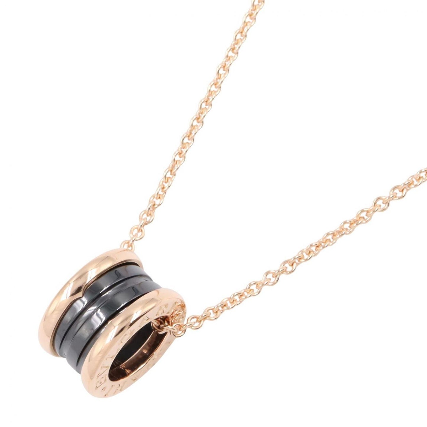 Bvlgari Necklace B-zero One Ceramic 38 45 cm 18k Pink Gold