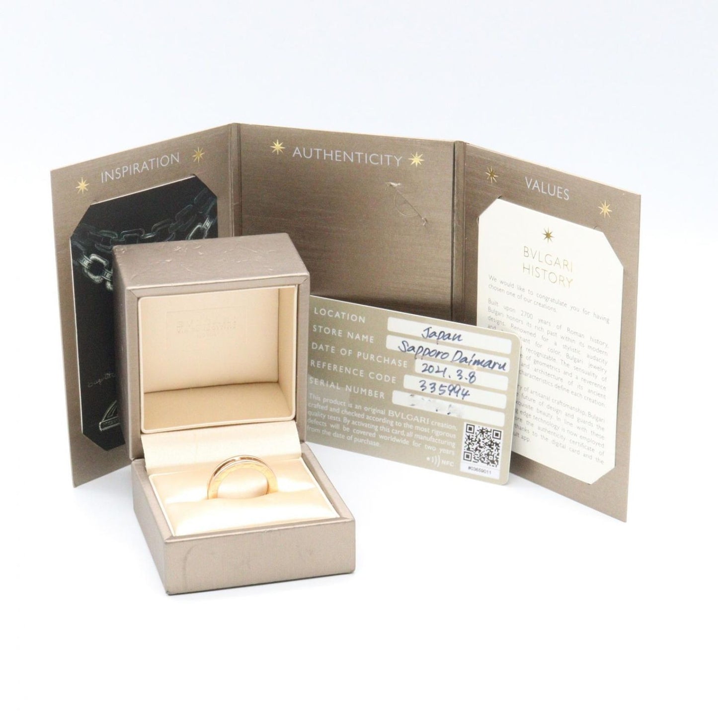 Bvlgari Ring B-zero One Band 18k Pink Gold — view 7