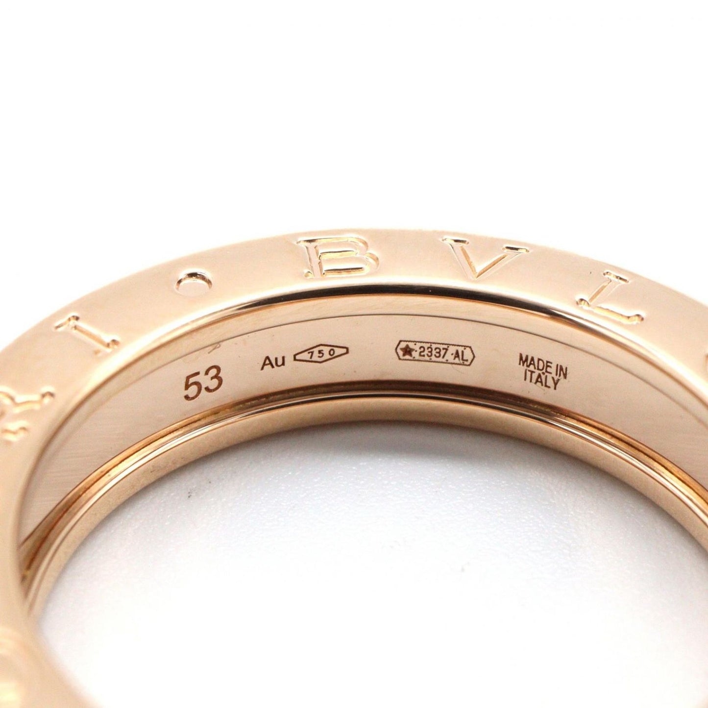 Bvlgari Ring B-zero One Band 18k Pink Gold — view 4