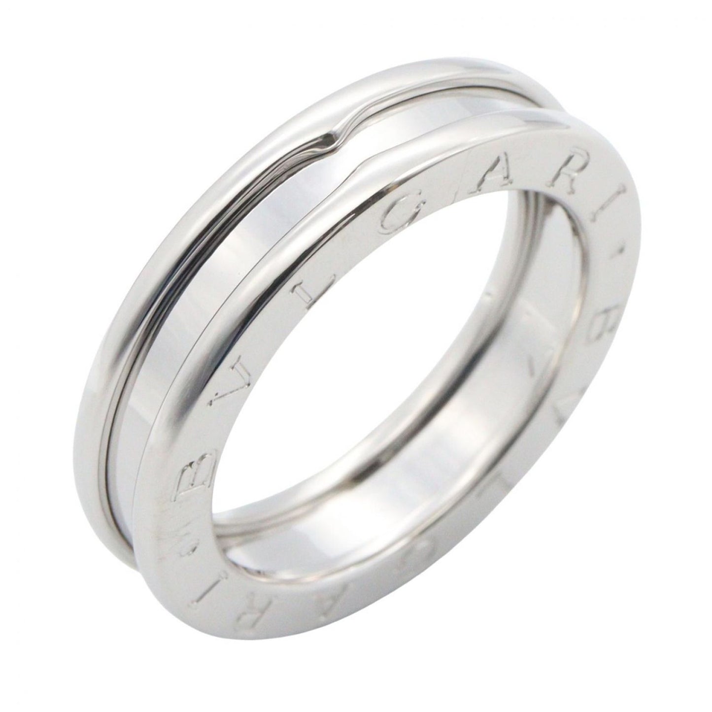 Bvlgari Ring B-zero One Band 18k White Gold