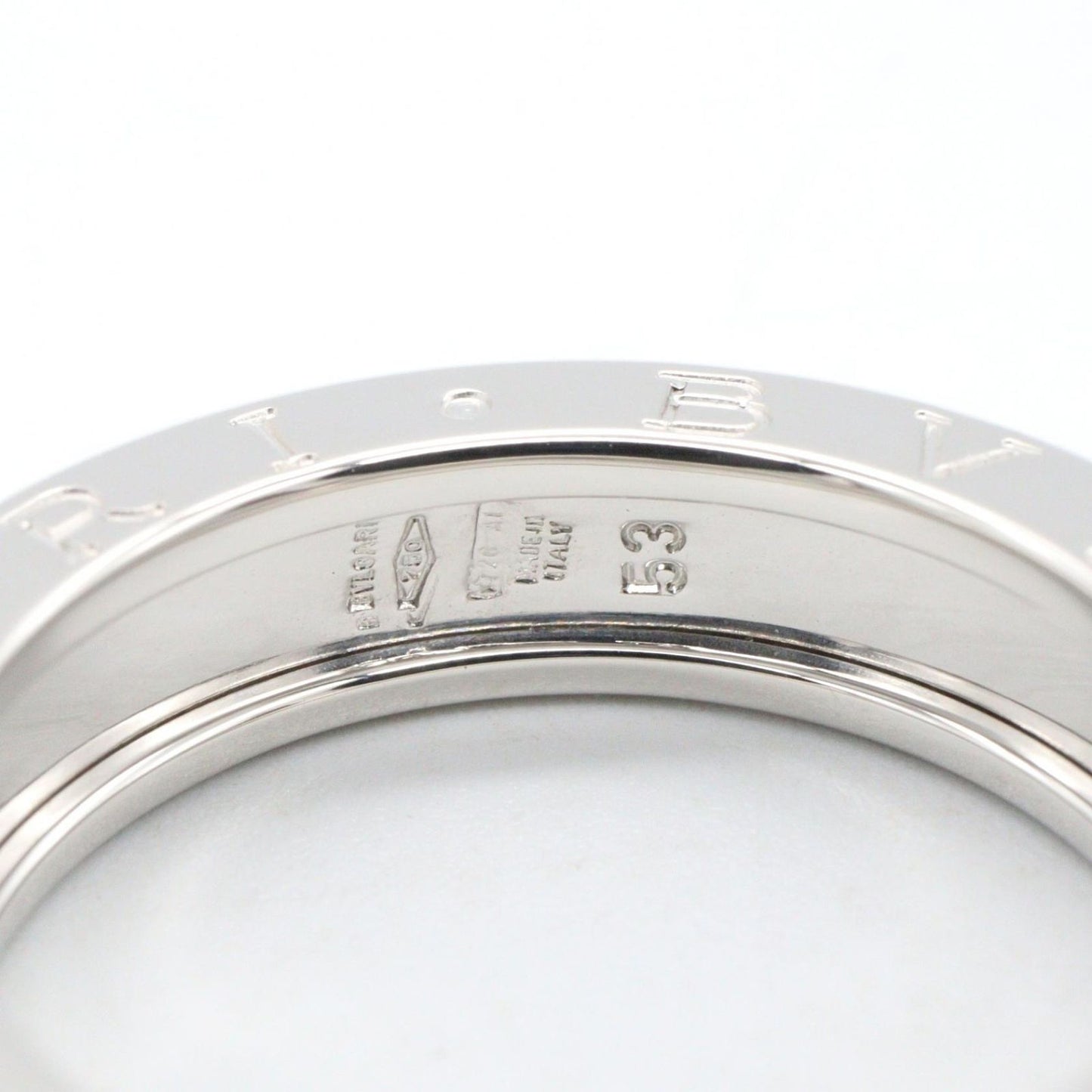 Bvlgari Ring B-zero One Band 18k White Gold — view 4