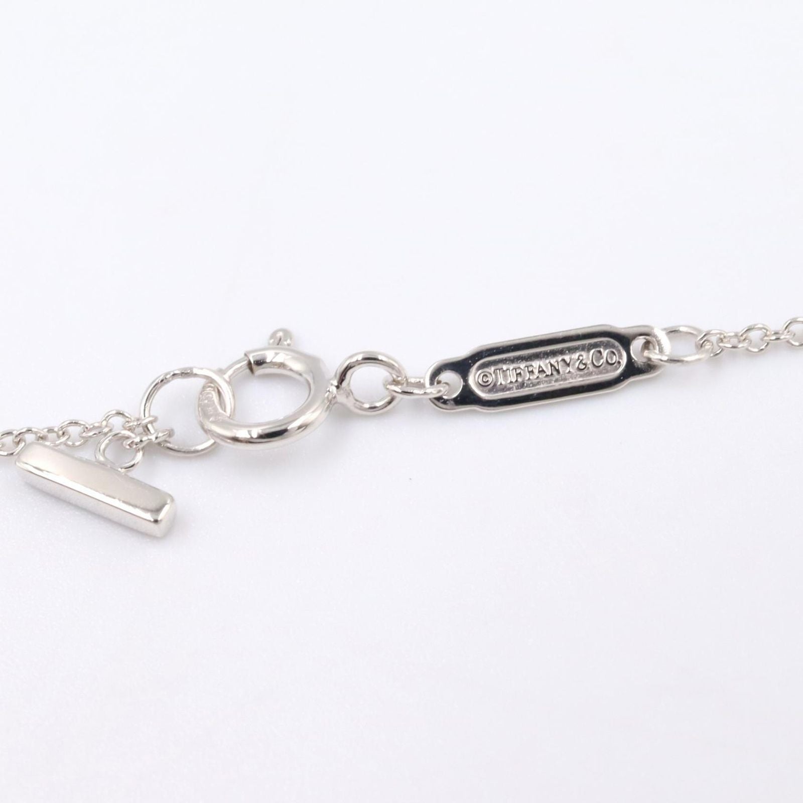 Tiffany & Co Necklace T Smile Small 40.5 45.5 cm 18k White Gold — view 3
