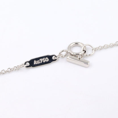 Tiffany & Co Necklace T Smile Small 40.5 45.5 cm 18k White Gold — view 4