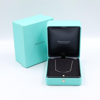Tiffany & Co Necklace T Smile Small 40.5 45.5 cm 18k White Gold — view 7