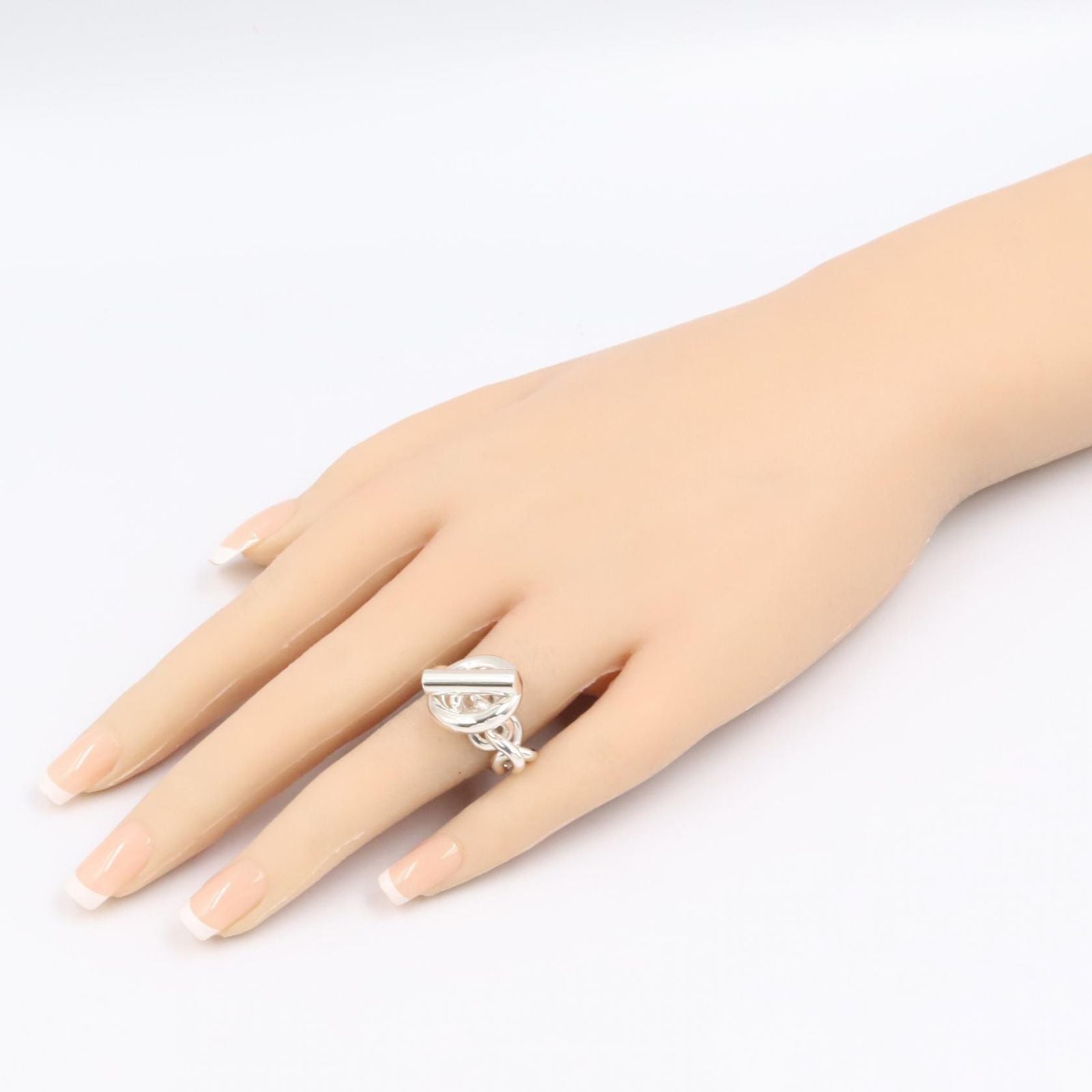 Hermes Ring Croisette 925 Sterling Silver — view 9