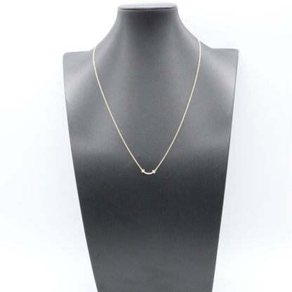 Tiffany & Co Necklace T Smile Mini Diamond 40.5 46 cm 18k — view 5