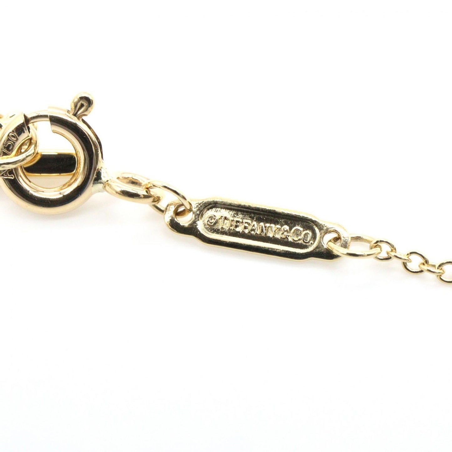 Tiffany & Co Necklace T Smile Mini Diamond 40.5 46 cm 18k — view 3