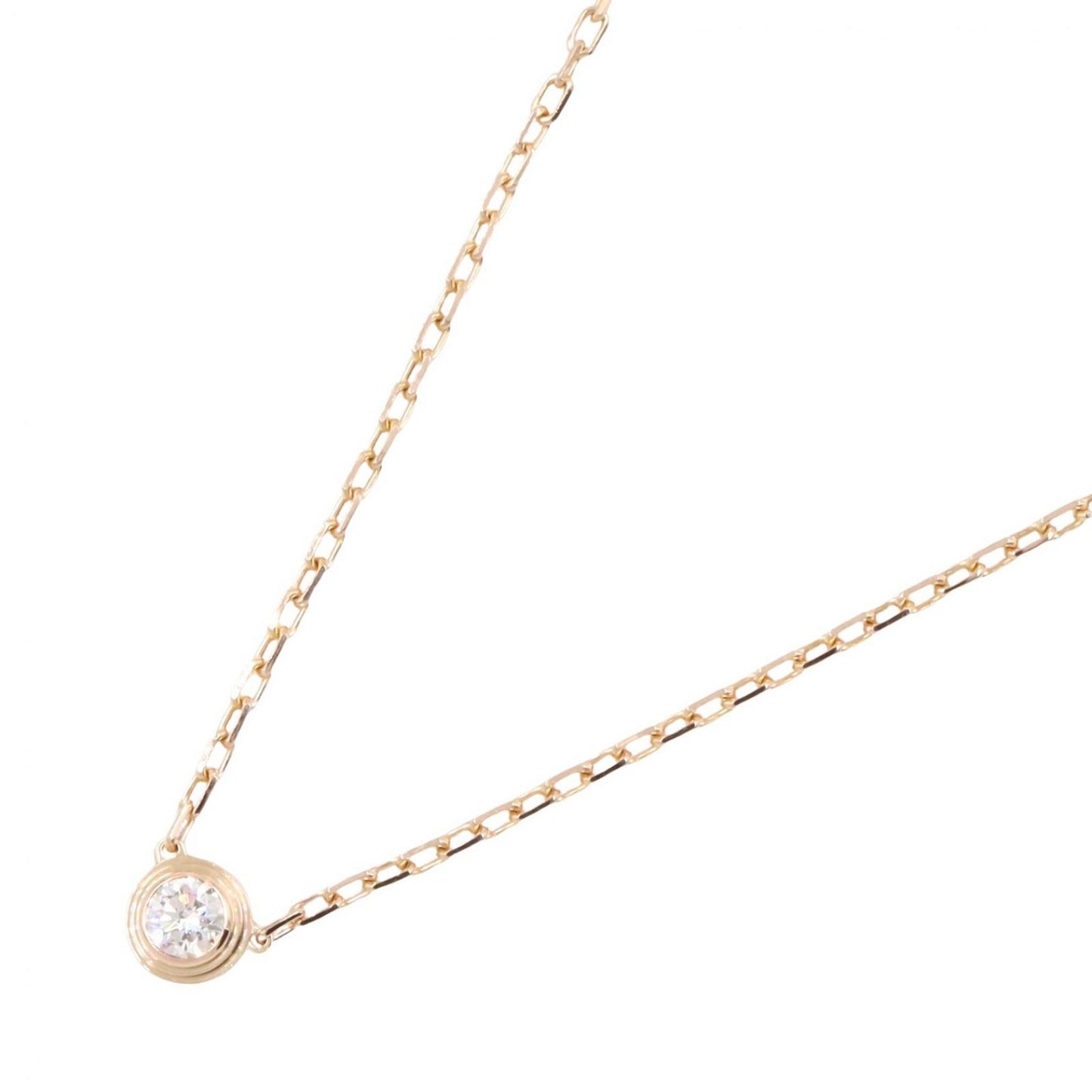Cartier Necklace d'Amour SM 37.5 41 cm 18k Pink Gold Diamond