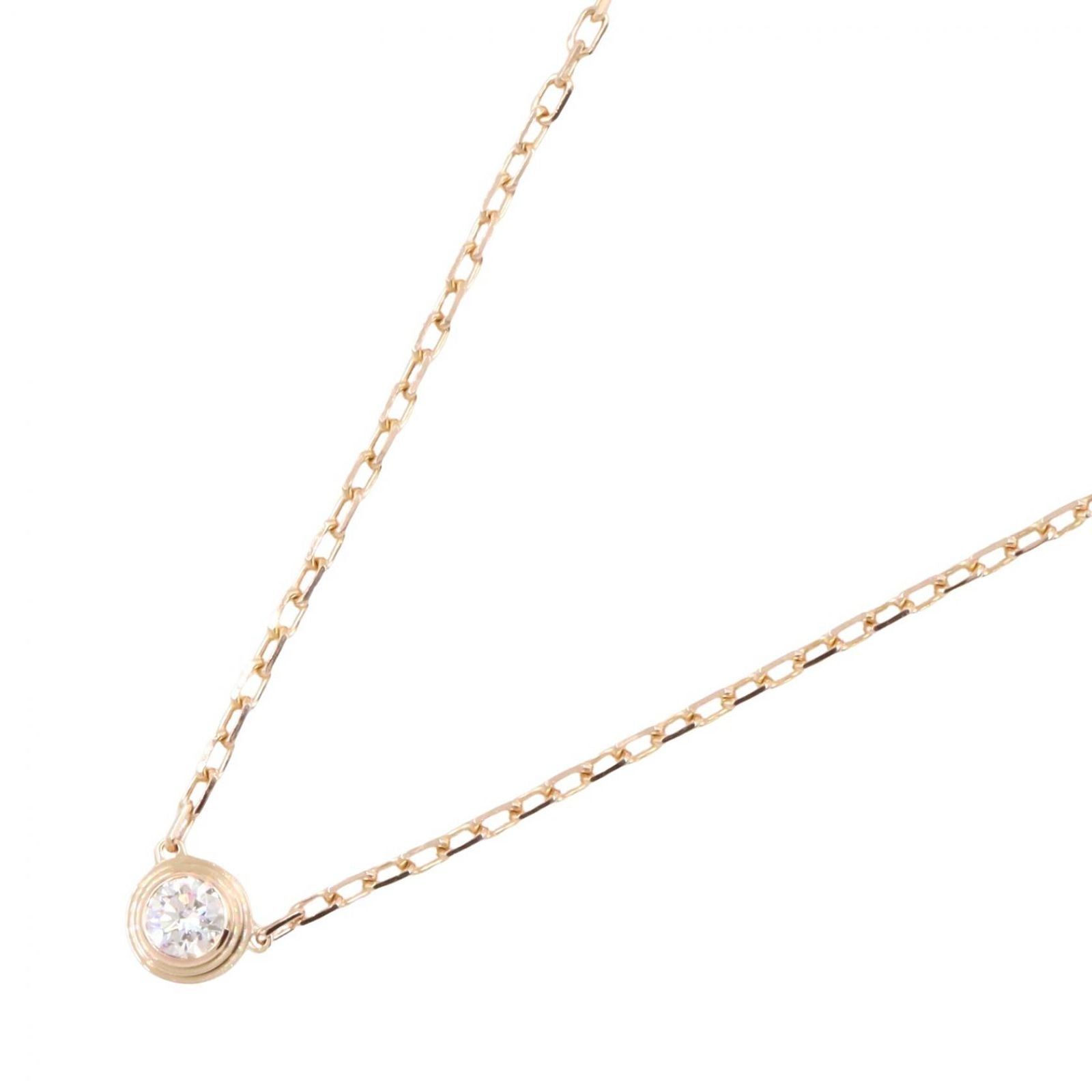 Cartier Necklace d'Amour SM 37.5 41 cm 18k Pink Gold Diamond