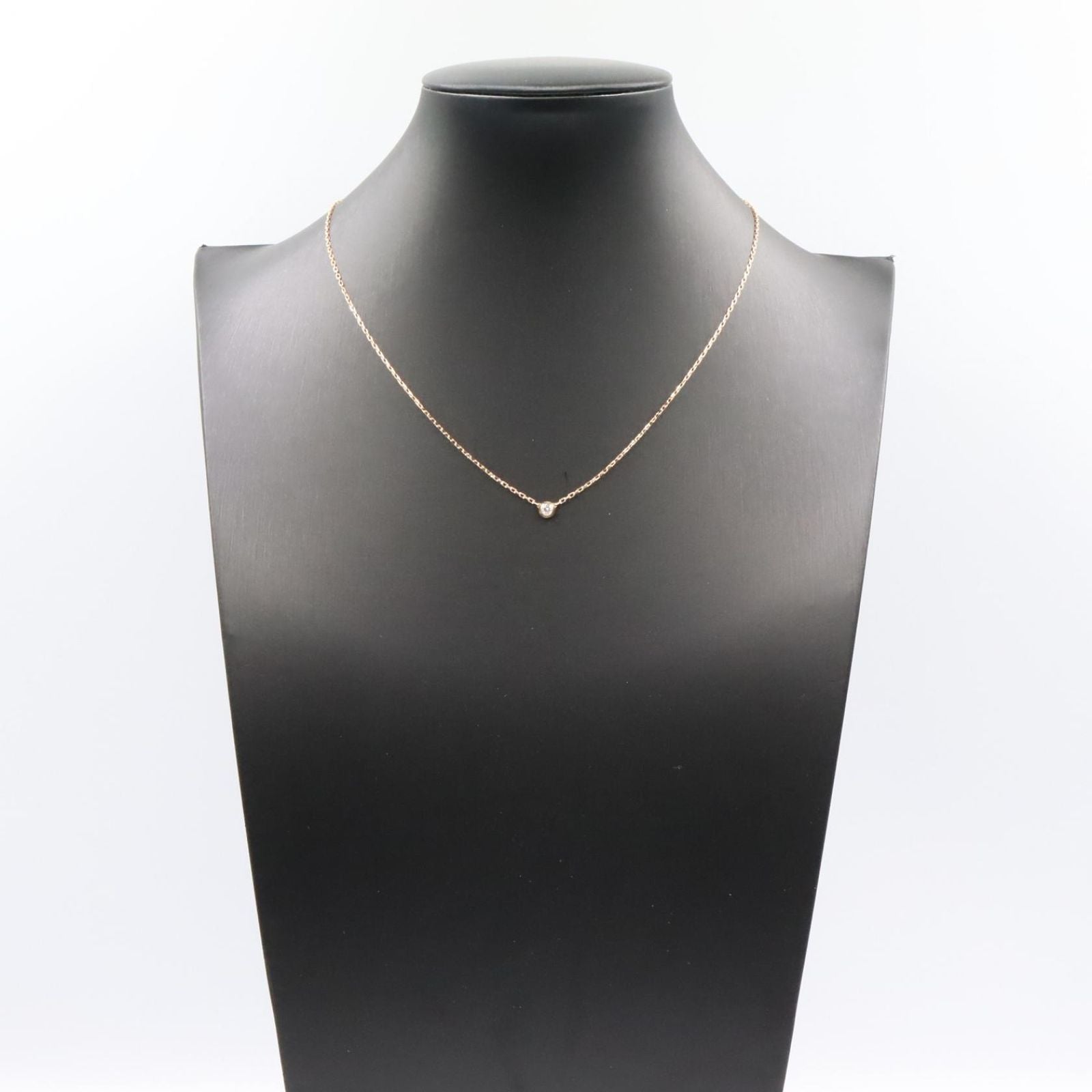 Cartier Necklace d'Amour SM 37.5 41 cm 18k Pink Gold Diamond — view 6