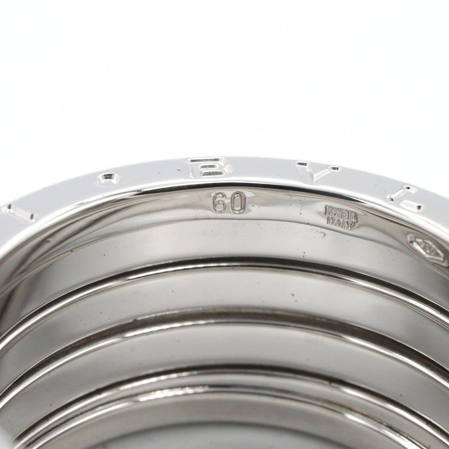 Bvlgari Ring B-zero One Band 18k White Gold — view 5