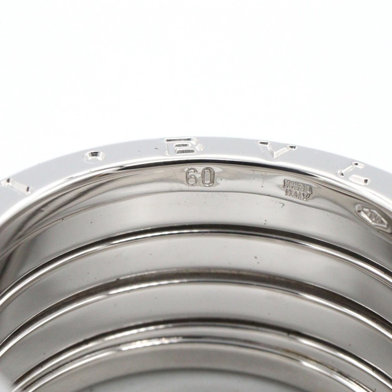 Bvlgari Ring B-zero One Band 18k White Gold — view 5