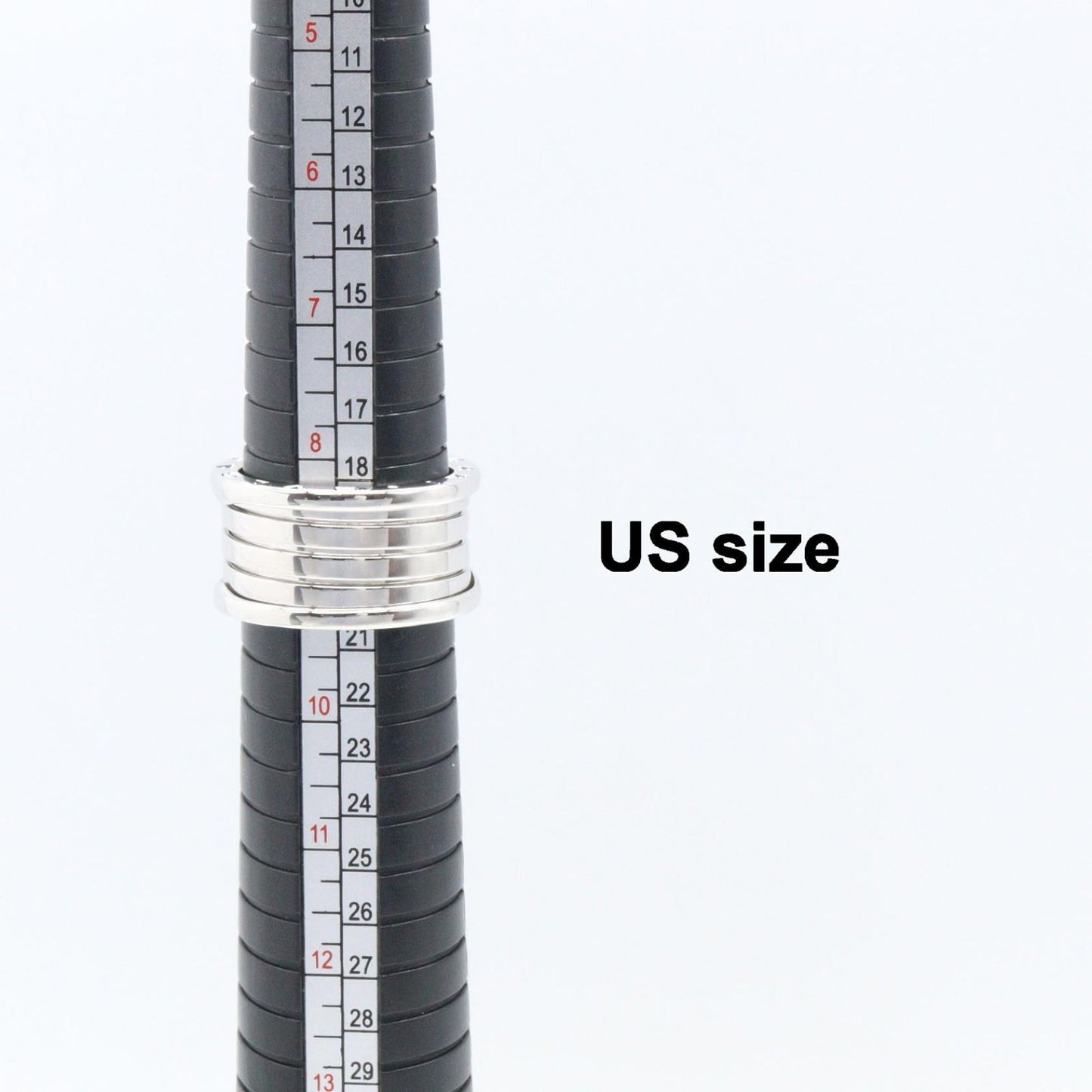 Bvlgari Ring B-zero One Band 18k White Gold — view 7
