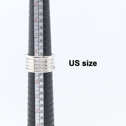 Bvlgari Ring B-zero One Band 18k White Gold — view 7