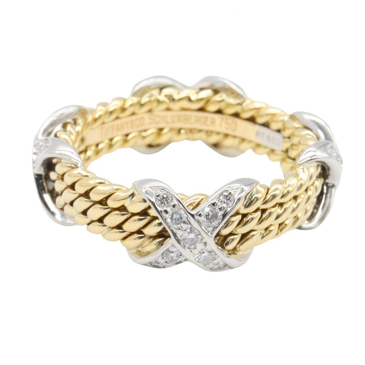 Tiffany & Co Ring Diamond Platinum 18k — view 2