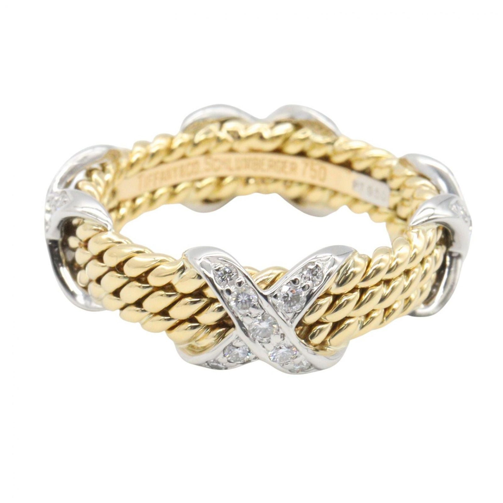 Tiffany & Co Ring Diamond Platinum 18k — view 2