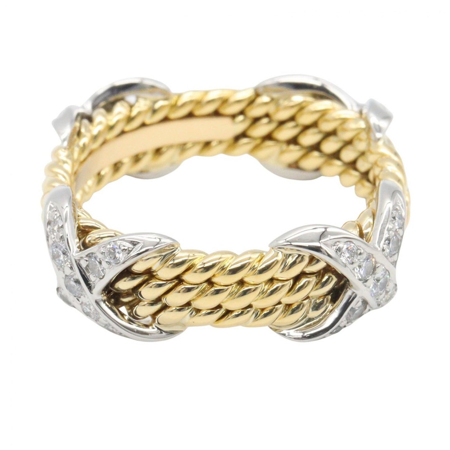 Tiffany & Co Ring Diamond Platinum 18k — view 3