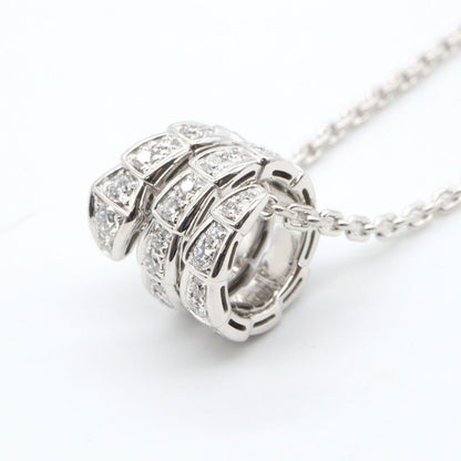 Bvlgari Necklace Serpenti Viper Diamond 41.5 44 cm 18k White Gold — view 5